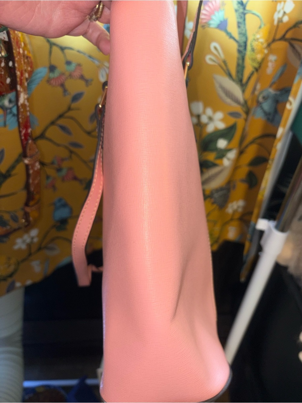 Dooney & Bourke Light Pink Saffiano Lexington Leather Tote - Picture 7 of 7